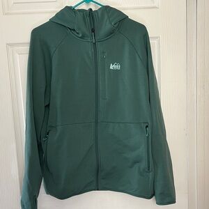 REI Forest Green Zip-Up Jacket